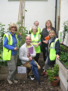 Royal Horticultural Society Judges in the garden
