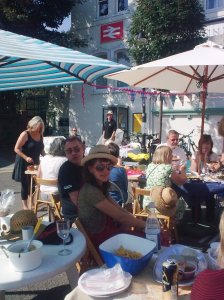 Street party 2012 5 umbrellas