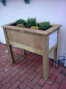 Mediterranean herb planter