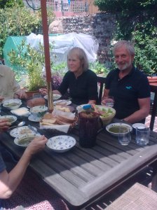 Summer leaf soup after the 'judging'